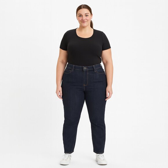 NWT Levi's 525 Perfect Waist Straight Jeans Size 12 Tummy Slimming - Picture 1 of 7